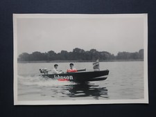 Orig. Foto Rennboot