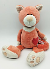 Stofftier NICI - Katze Mila Love-Cat rot mit Herz - Kuscheltier - ca 37 cm