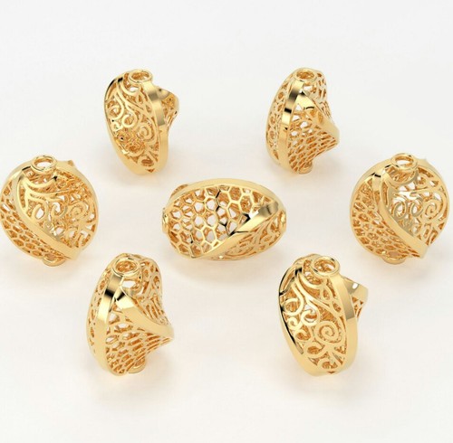 14k solid gelb hell - solid, gold