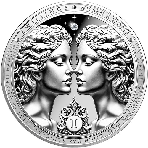 Unze silber sternzeichen - 1,