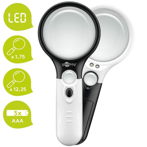 Leselupe mit licht - leselupe, lupe
