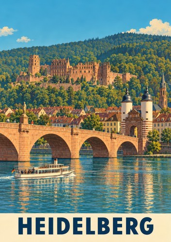 Heidelberg vintage retro - heidelberg,