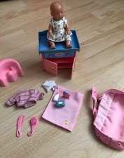Mini Baby Born Set Original mit Extras Miniworld Rarität 