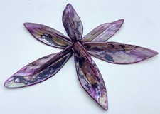 6 Perlmuttblätter XXL