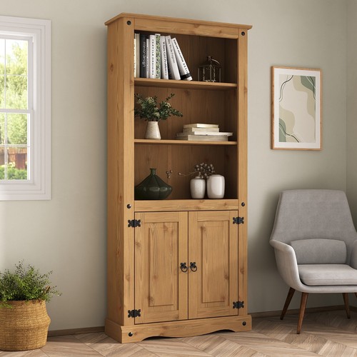 Corona bücherregal türig - bücherregal, 2-türig