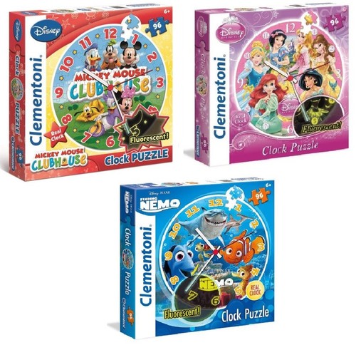 Disney kinder fluorescent uhr - disney,