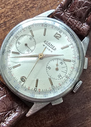Big chronograph roamer - chronograph, valjoux