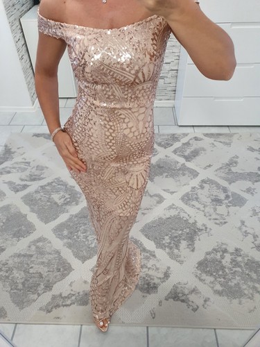 Abend fest kleid pailletten - abend,