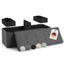 Blumtal Sitzbank mit Stauraum - Truhenbank in 3 Größen und 5 Farben