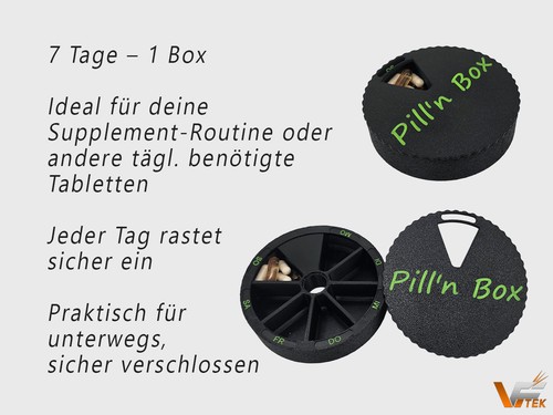 Pillenbox tage - tage, |