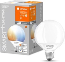 LEDVANCE Smart Globe95 E27 LED Lampe dimmbar RGBW 14W Glühbirne Wifi Licht