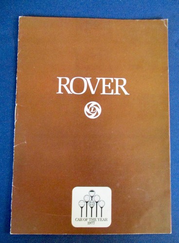 Prospekt brochure rover sd1 - prospekt,