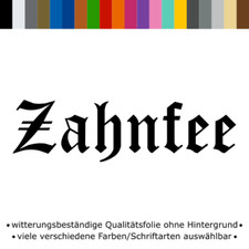 Aufkleber zahnfee - aufkleber,