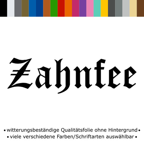 Aufkleber zahnfee - aufkleber,