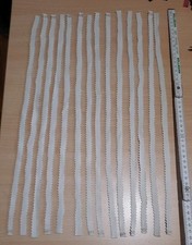 14 Echt Leder zigzag Streifen