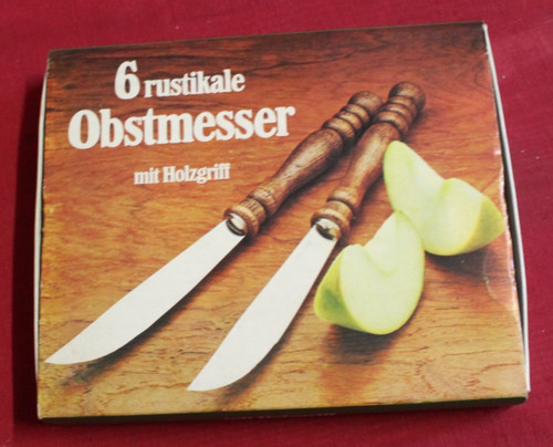 Rustikale obstmesser mit - 6,