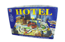 Hotel MB Spiele 1996 – Blaue Ausgabe | Vollständig (ohne Laternen) | Brettspiel