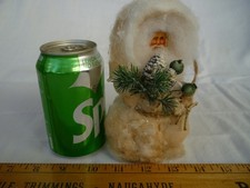 Vintage, viktorianischer Stil, deutsch, Weihnachtsmann, Weihnachtsmann Deko, Baumwollwatte.