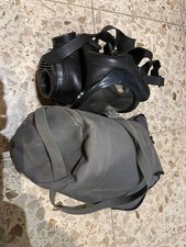 DDR Atemschutzmaske Schutzmaske Gasmaske mit Tragetasche VEB MLW Leipzig