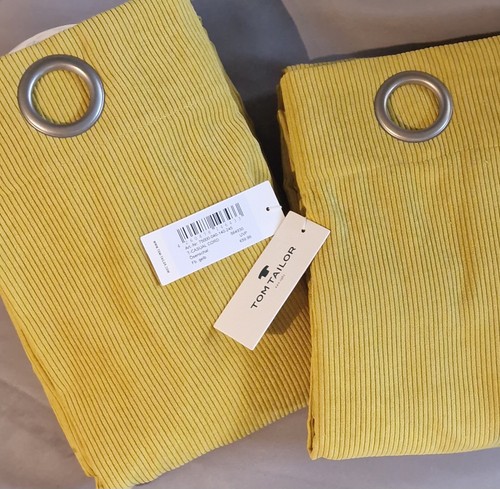 Vorhang set gelb 140 - set, cm