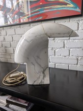 BIAGIO FLOS Marmor Designer Tischleuchte mit Beschädigung