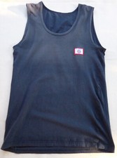 FUßBALL! FCB Bayern München TankTop Gr S - M blau mit Logo Muskelshirt Sport