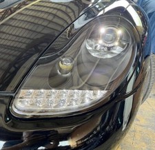 Scheinwerfer für Porsche 911 996 Bj. 97-05 schwarz Led-Blinker Led-Standlicht