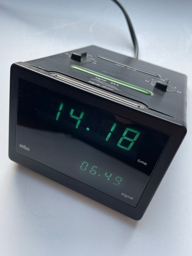 Braun design wecker weckuhr - design,