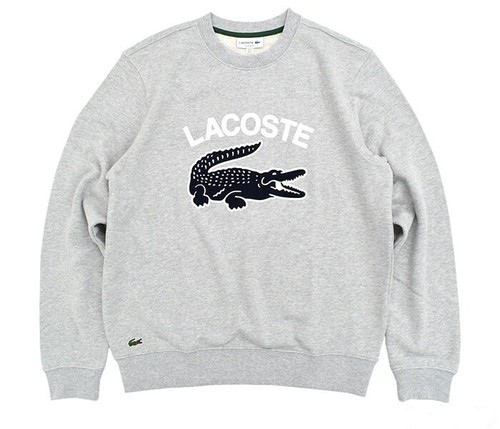 Lacoste sweatshirt grau - sweatshirt,