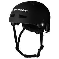 Skateboardhelm Skaterhelm Fahrradhelm Helm BMX MTB Schwarz, S - DUNLOP B-Ware