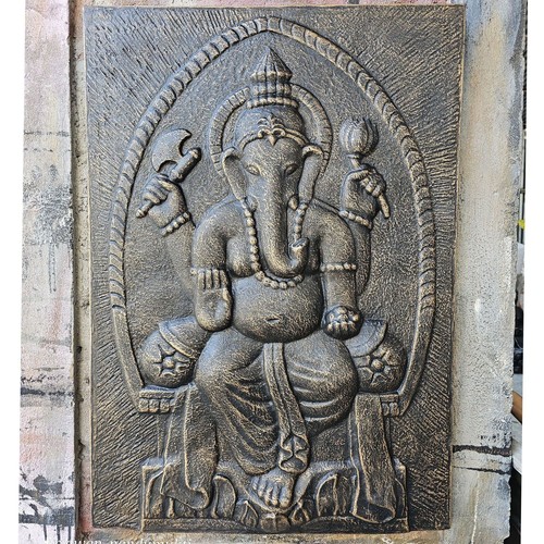 Wandbild relief ganesha - wandbild,