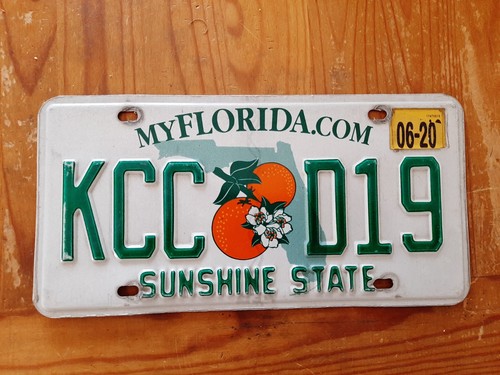 Original usa nummernschild - x,