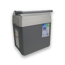 ConnaBride Kühlbox 26L grau Auto Mobile thermoelektrische Kühlschrank NEU