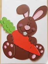 Süßes Fensterbild Hase