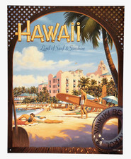 Hawaii Schild 30 x 40 groß