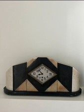 Art Deco Kaminuhr -  Marmor