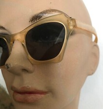 Vintage SONNENBRILLE (4) 50er Jahre * eckige Fassung * 50s 40s SUNGLASSES 
