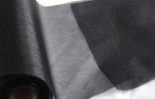 Organza schwarz 20 m - organza,