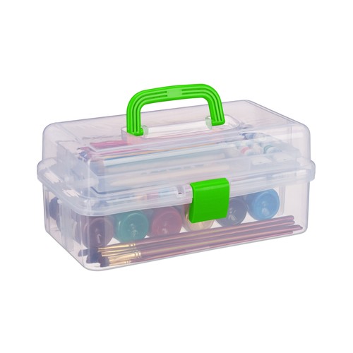 Aufbewahrungsbox mit fächern