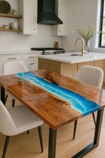 Live Edge Epoxidharz Kaffee