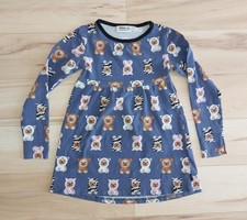 Sehr schönes Me&i Meandi Kleid/ Tunika,  Gr. 122 - 128, ,dunkelblau, Hündchen 