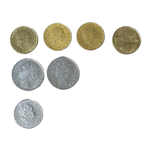 Italienische lire münzen lot - italienische,