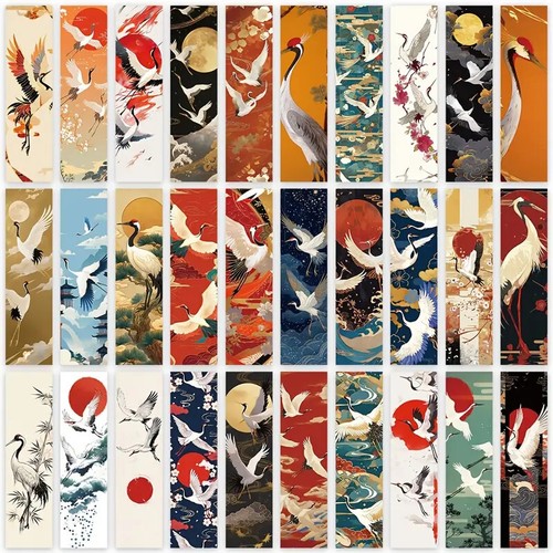 Lesezeichen japan kranich - lesezeichen, 30