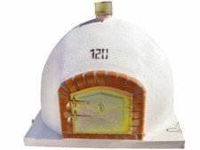 Ofen AS517 Backofen Steinofen 120x120cm Flammkuchenofen Holzbackofen Brotofen