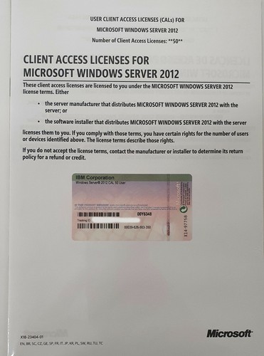 50x cal client access licenses - cal,