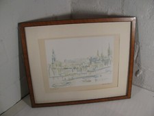 Oskar Kokoschka  Farblithographie handsigniert nummeriert XXVIV Hamburg  (C 255)