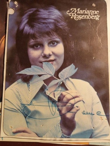 Autogramm marianne rosenberg - autogramm,