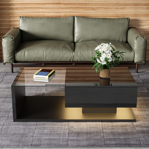 Couchtisch mit schubladen - couchtisch, 2
