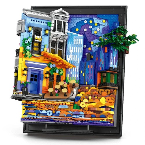 Reobrix 66702 wandbild van - wandbild,