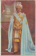 INDIEN KÖNIGREICH 1915 hervorragende postfrische Postkarte Reproduktion im Flachrelief Seine Hoheit 